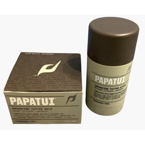 Papatui Enhancing Tattoo Balm & Stick Set  Mango Butter & Coconut Oil - Picture 3 of 6